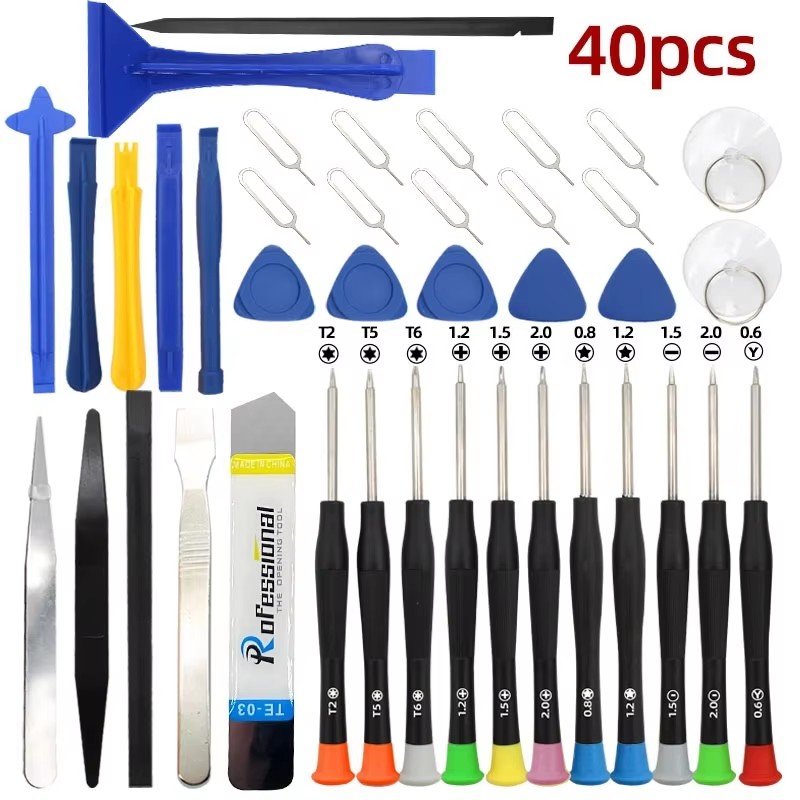 Electronics Repair Services - 40/42-in-1 Handy-Reparaturwerkzeug-Set zum Zerlegen und Reparieren