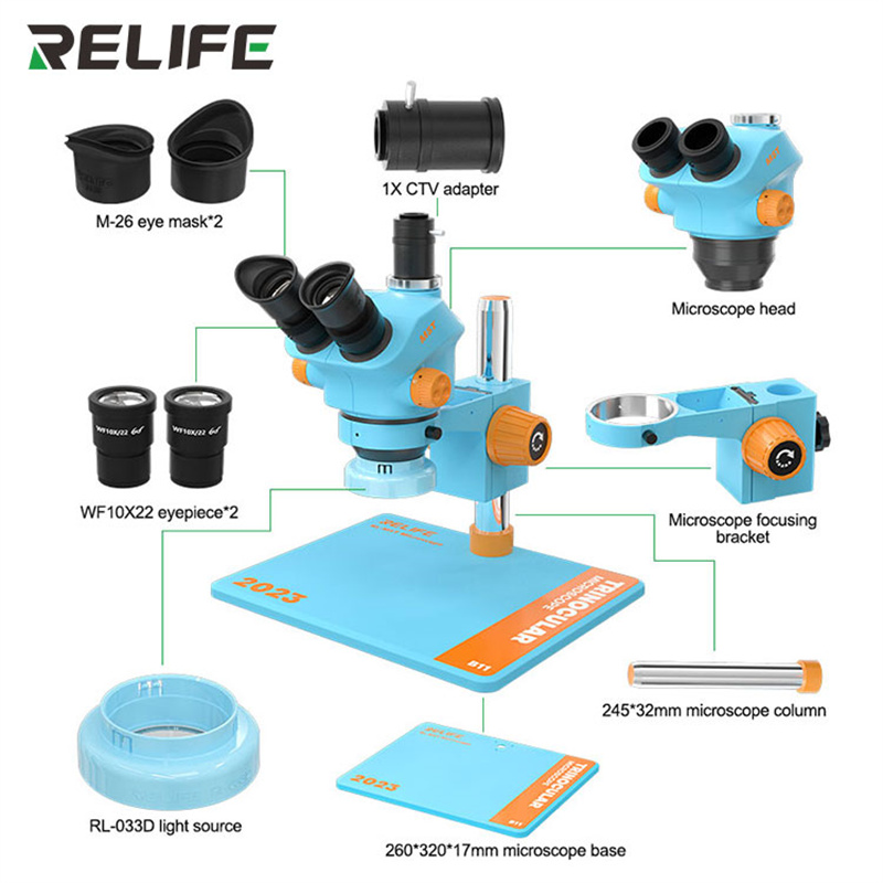 Relife RL-M5T-b11 0,7-5,0 Trin – Electronics Repair Microscope Bewertung und Preis